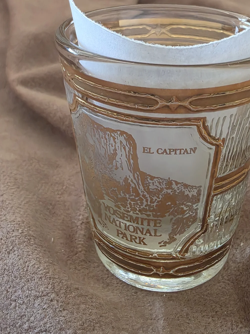 Culver 22k Yosemite National Park Falls Gold Shot Glass